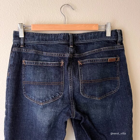 Lauren Jeans LRL Mid Rise Straight Jeans Women's 6 Dark Blue Denim - Picture 5 of 5